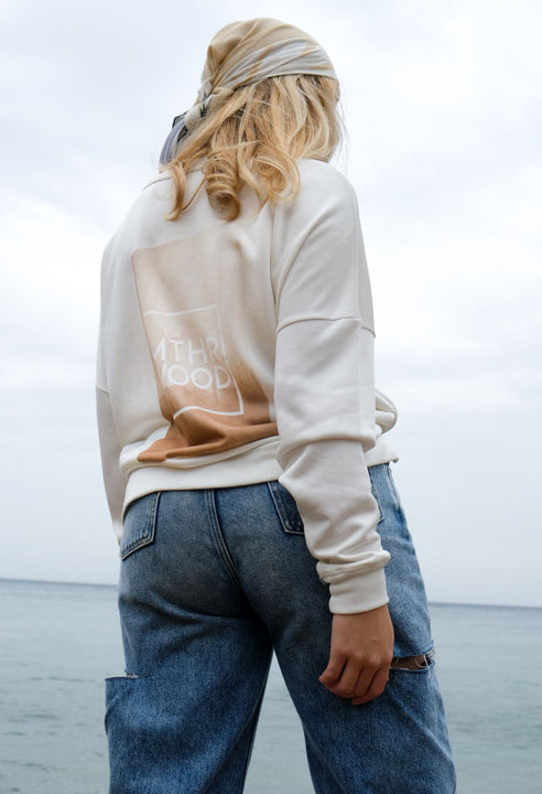 Sweatshirt d'allaitement I AM ENOUGH avec imprimé