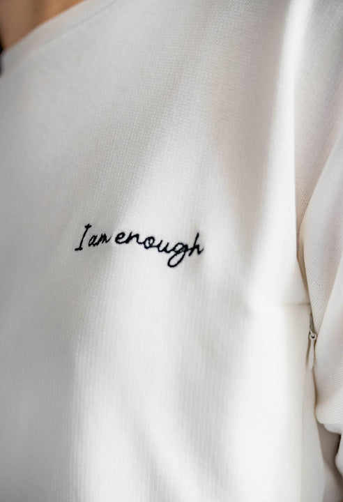 Sweatshirt d'allaitement I AM ENOUGH - 67% Tencel™ Lyocell - MOTHERWOOD